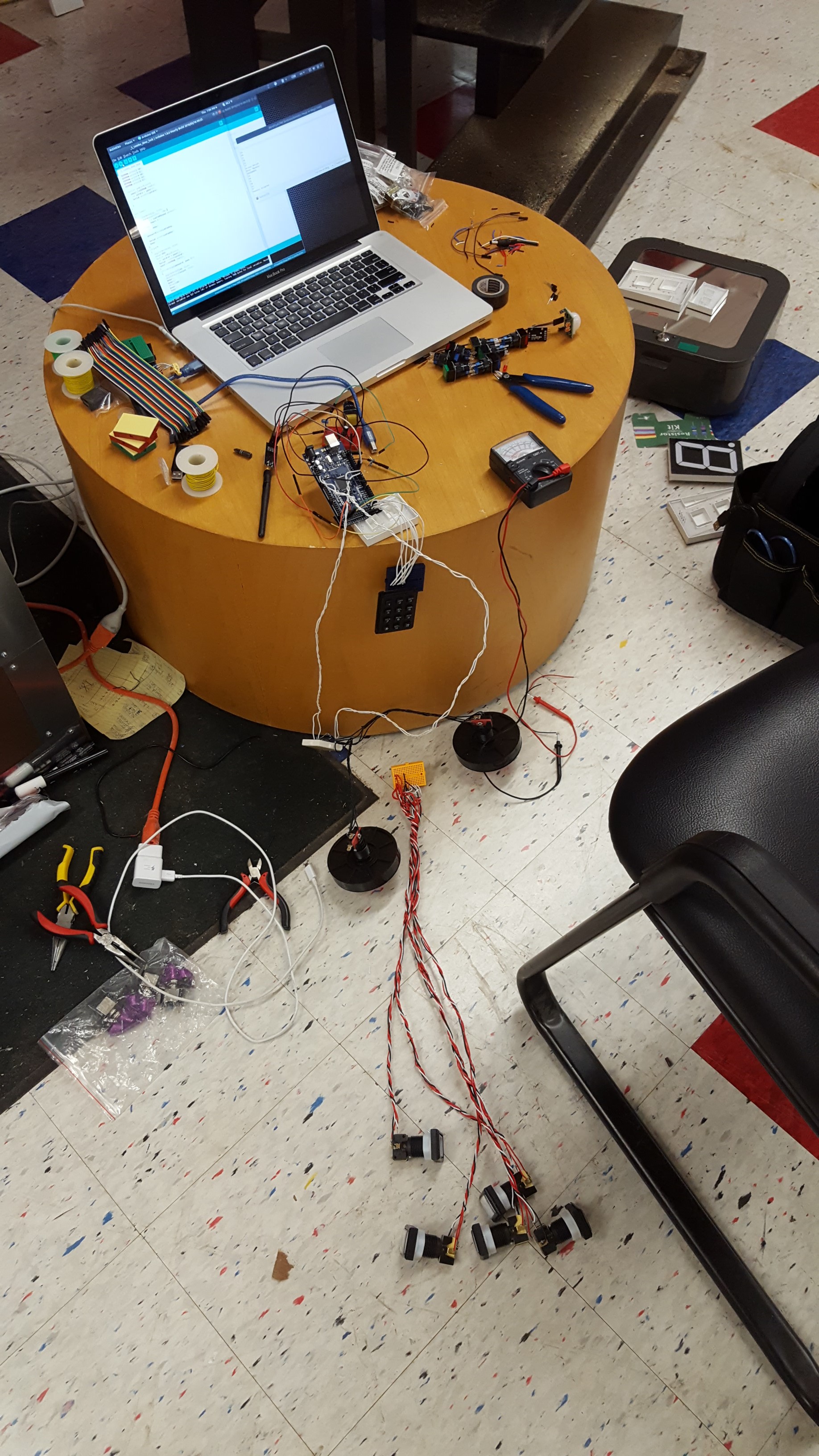 Wiring and controller